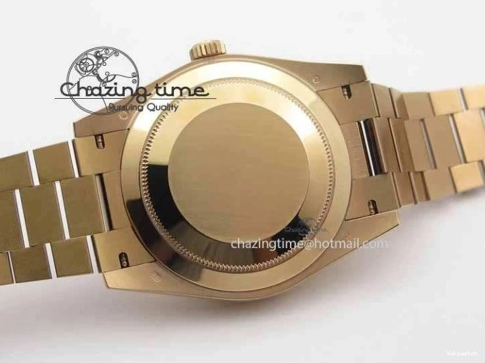 RG Edition On Best A3255 RG President Noob 228239 40mm 1:1 RG Bracelet Day-Date Dial 0409